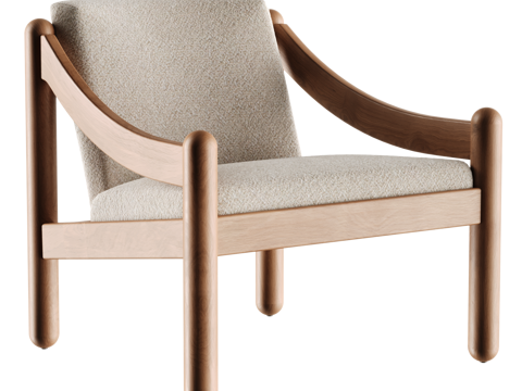  CASSINA户外休闲椅 扶手椅 休闲椅 餐椅3d模型 