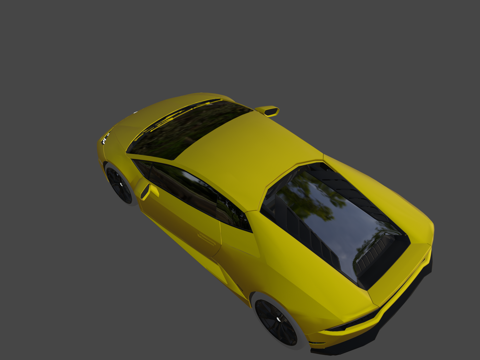  兰博基尼 飓风3d模型 