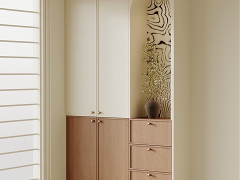 中古鞋柜 玄关柜su模型