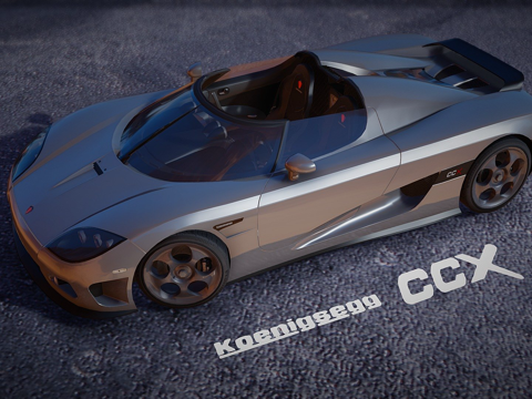  科尼赛克 CCX3d模型 