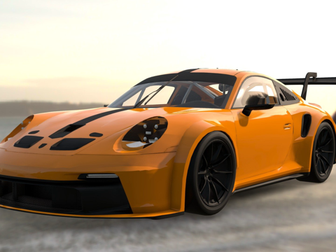  保时捷911 GT3 RSR3d模型 
