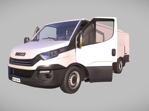  依维柯每日货车20143d模型 