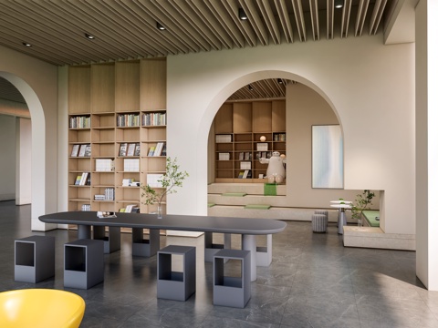 现代架空层游乐区 架空层活动区 小区架空层休闲区su模型