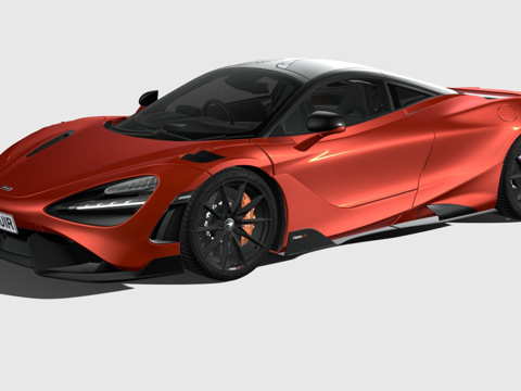  迈凯伦765LT 20213d模型 