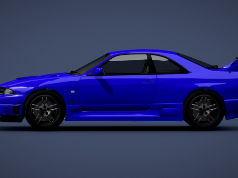  日产Skyline GTR r333d模型 