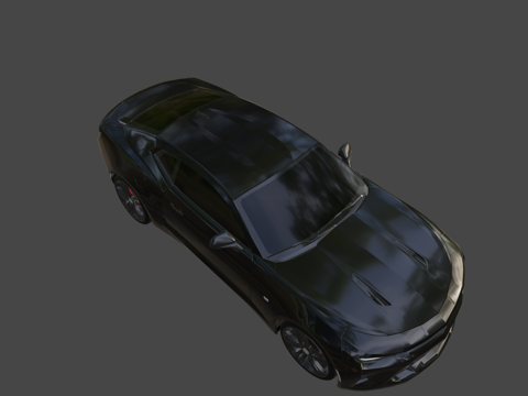  雪佛兰科迈罗SS3d模型 