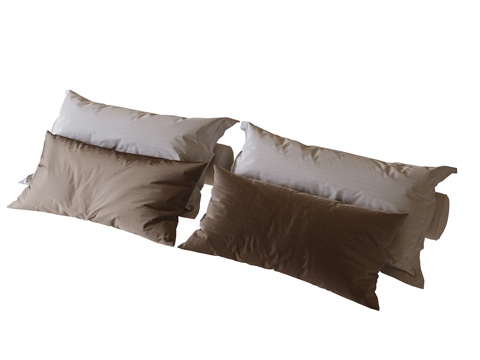 现代枕头su模型