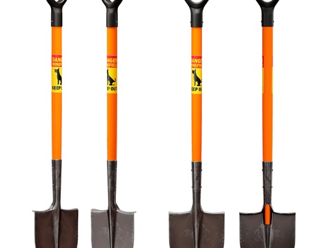 五金工具铁铲su模型