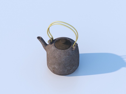  水壶 茶壶 茶具3d模型 