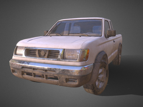  日产四驱车3d模型 