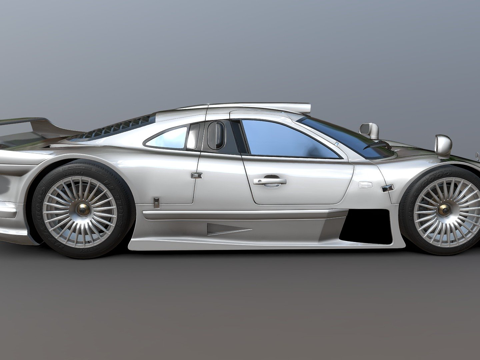  梅赛德斯-奔驰CLK GTR3d模型 