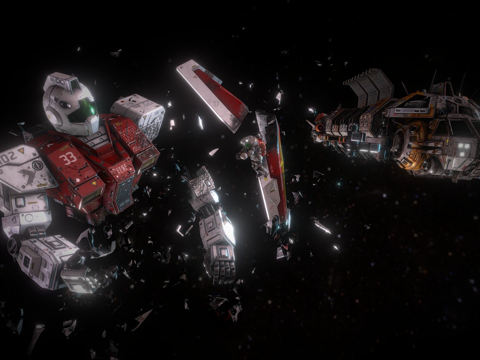  太空清扫者RGM793d模型 