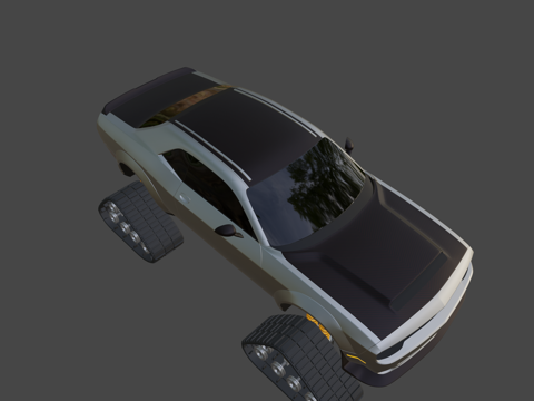  越野道奇挑战者SRT恶魔SDC3d模型 