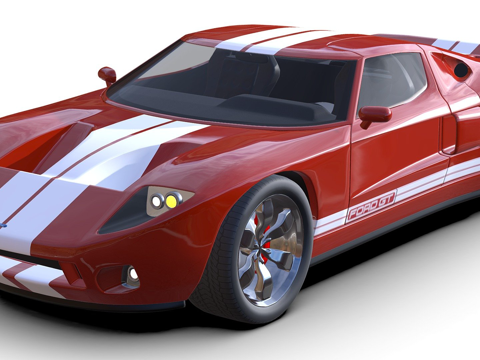  福特 GT 20063d模型 