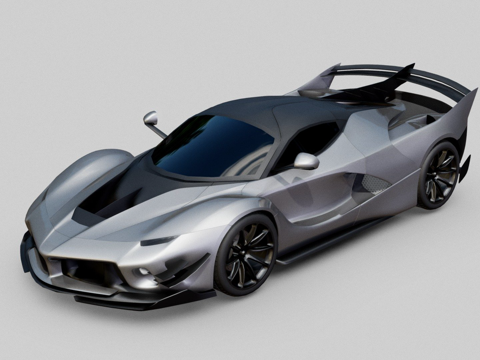  法拉利FXX-K进化版3d模型 