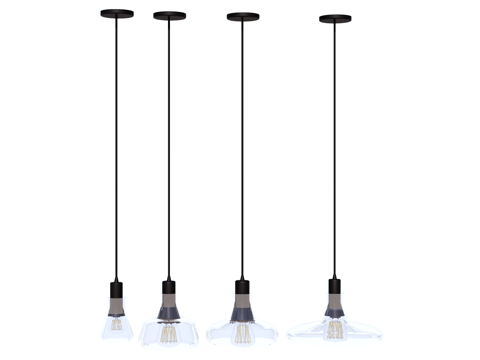 吊灯 床头吊灯 装饰吊灯 玻璃吊灯su模型