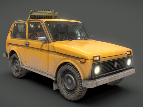  某人的80年代拉达尼瓦3d模型 