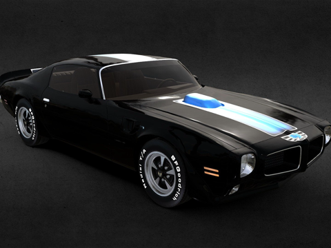  庞蒂亚克火鸟Trans Am3d模型 