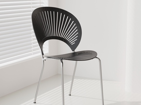 现代餐椅 单椅 椅子su模型