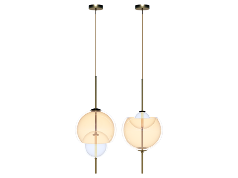 吊灯 床头吊灯 装饰吊灯 玻璃吊灯su模型