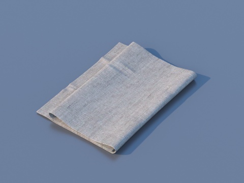  毛巾 抹布 布料3d模型 