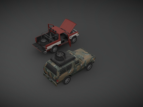  年福特野马3d模型 