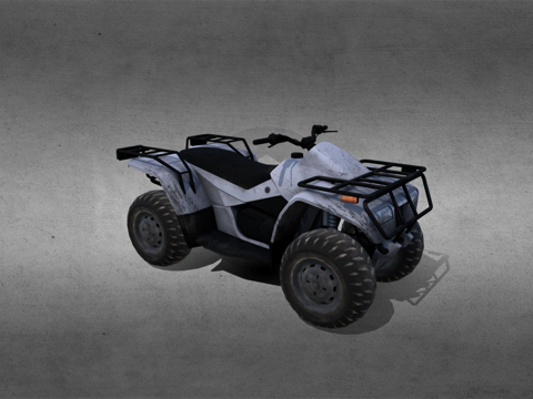  四轮摩托车3D3d模型 