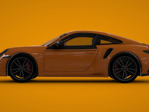  保时捷911 Turbo S3d模型 