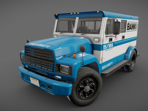  通用美国装甲卡车3d模型 