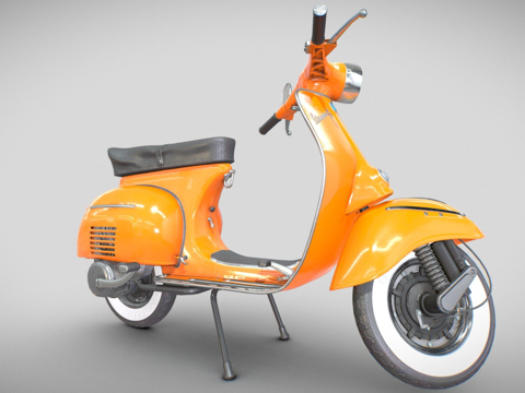  韦士柏125 GTR3d模型 