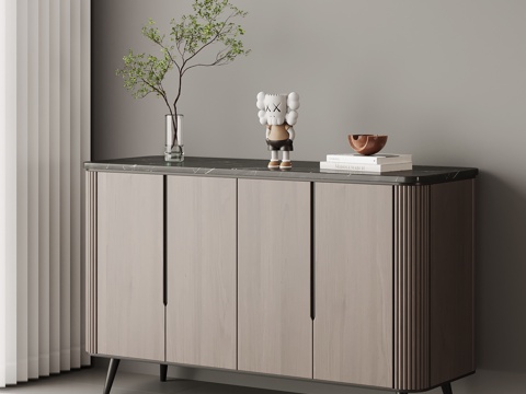  现代意式玄关柜 鞋柜3d模型 