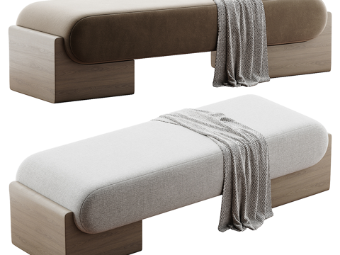  床边沙发3d模型 