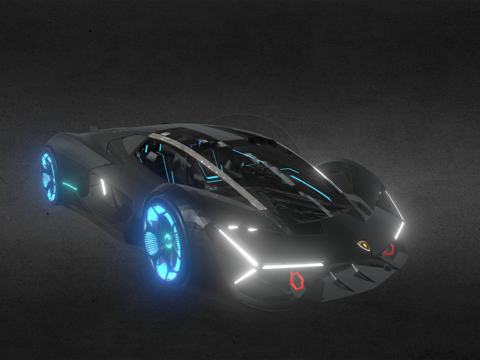  兰博基尼特佐3d模型 