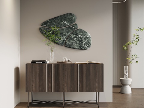  现代意式玄关柜3d模型 