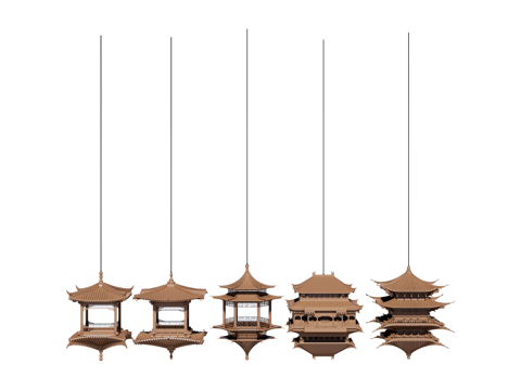 吊灯 装饰吊灯su模型