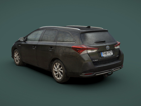  丰田Auris旅行车3d模型 