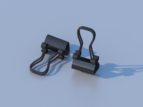  夹子 办公用品3d模型 