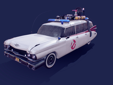  捉鬼车1-捉鬼敢死队3d模型 