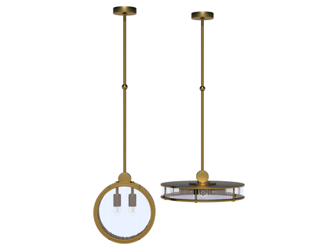 吊灯 床头吊灯 装饰吊灯 玻璃吊灯 金属吊灯su模型