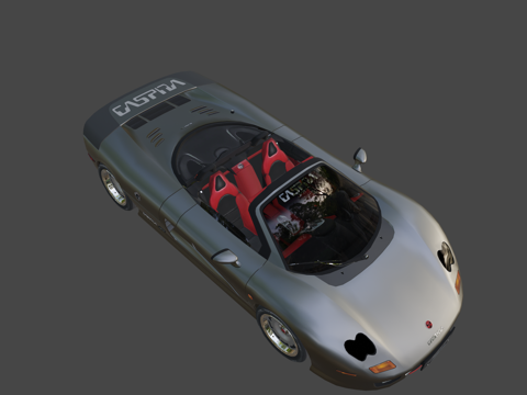  Jiotto Caspita 跑车 1989 作者 Alex3d模型 