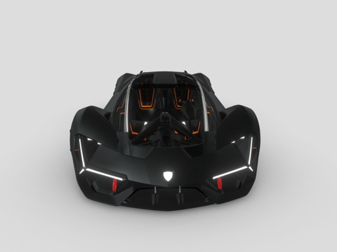  兰博基尼泰佐尔3d模型 