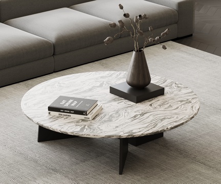  现代意式茶几3d模型 