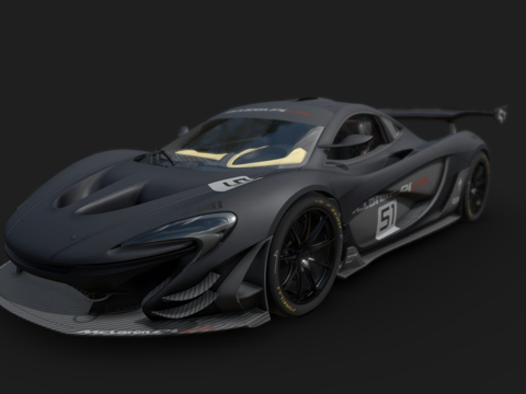  迈凯伦 P1 GTR3d模型 