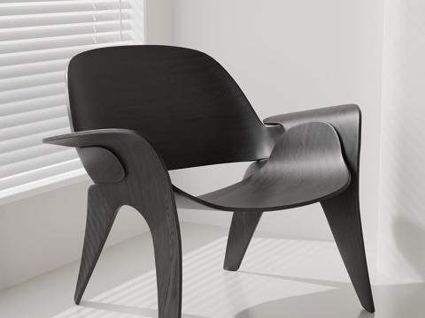  现代意式餐椅 单椅 椅子3d模型 