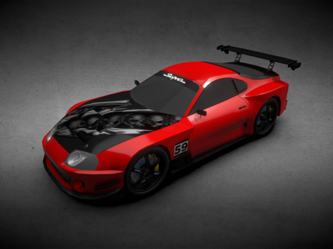  丰田 Supra3d模型 