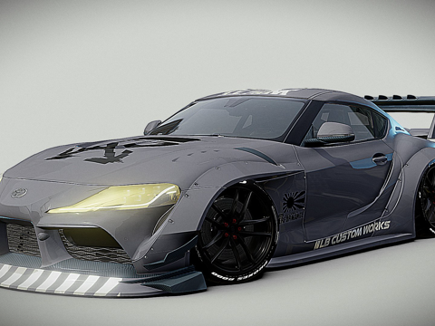  丰田 Supra GR 2020 LB 宽体套件3d模型 