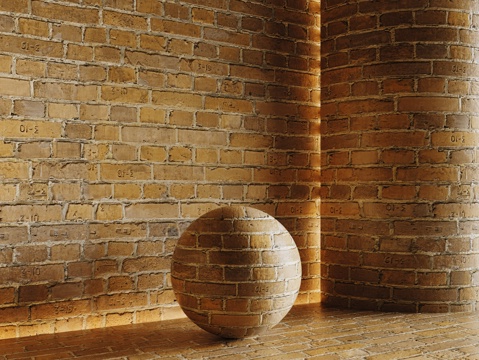 现代砖墙 红砖墙 仿古砖墙 文化砖墙 工业砖墙su模型