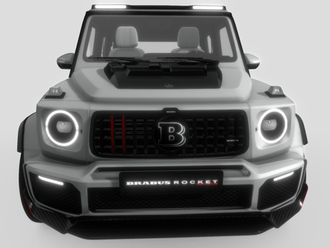  巴博斯900火箭版3d模型 