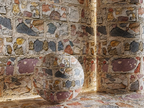 现代砖墙 红砖墙 仿古砖墙 文化砖墙 工业砖墙su模型