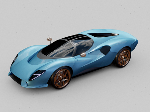  德托马索 P723d模型 